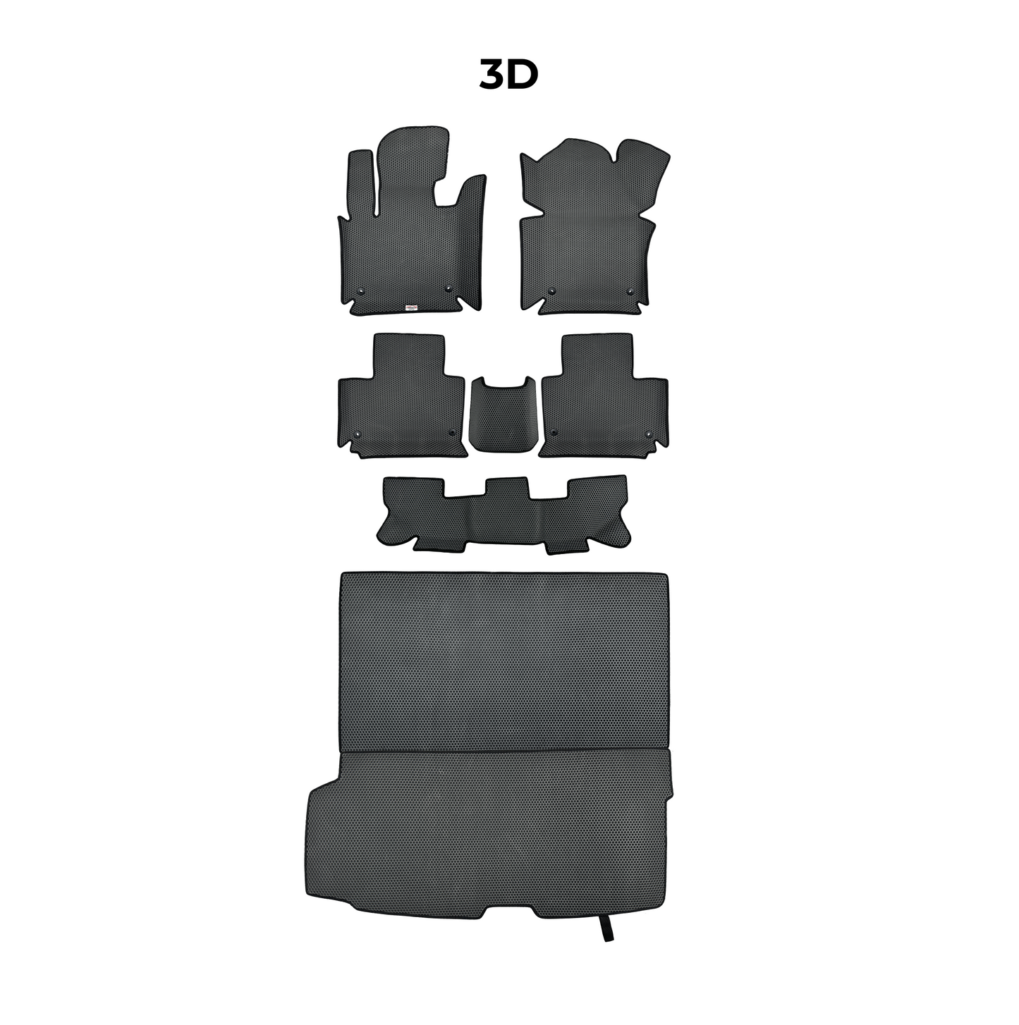 EVA Dywaniki samochodowe od EVA MATS 3D do Forthing V-Tour 1 gen 2024-2027 rok MINIVAN