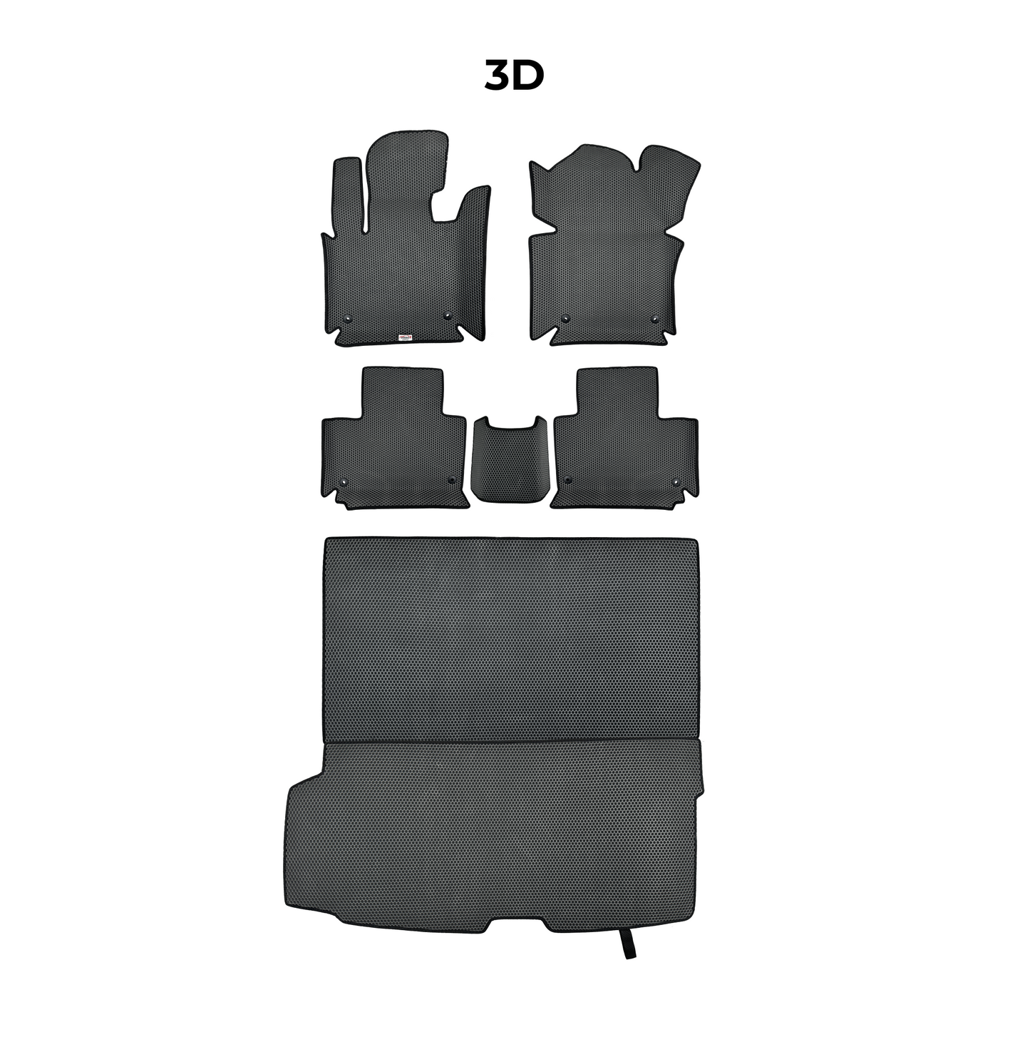EVA Dywaniki samochodowe od EVA MATS 3D do Forthing V-Tour 1 gen 2024-2027 rok MINIVAN