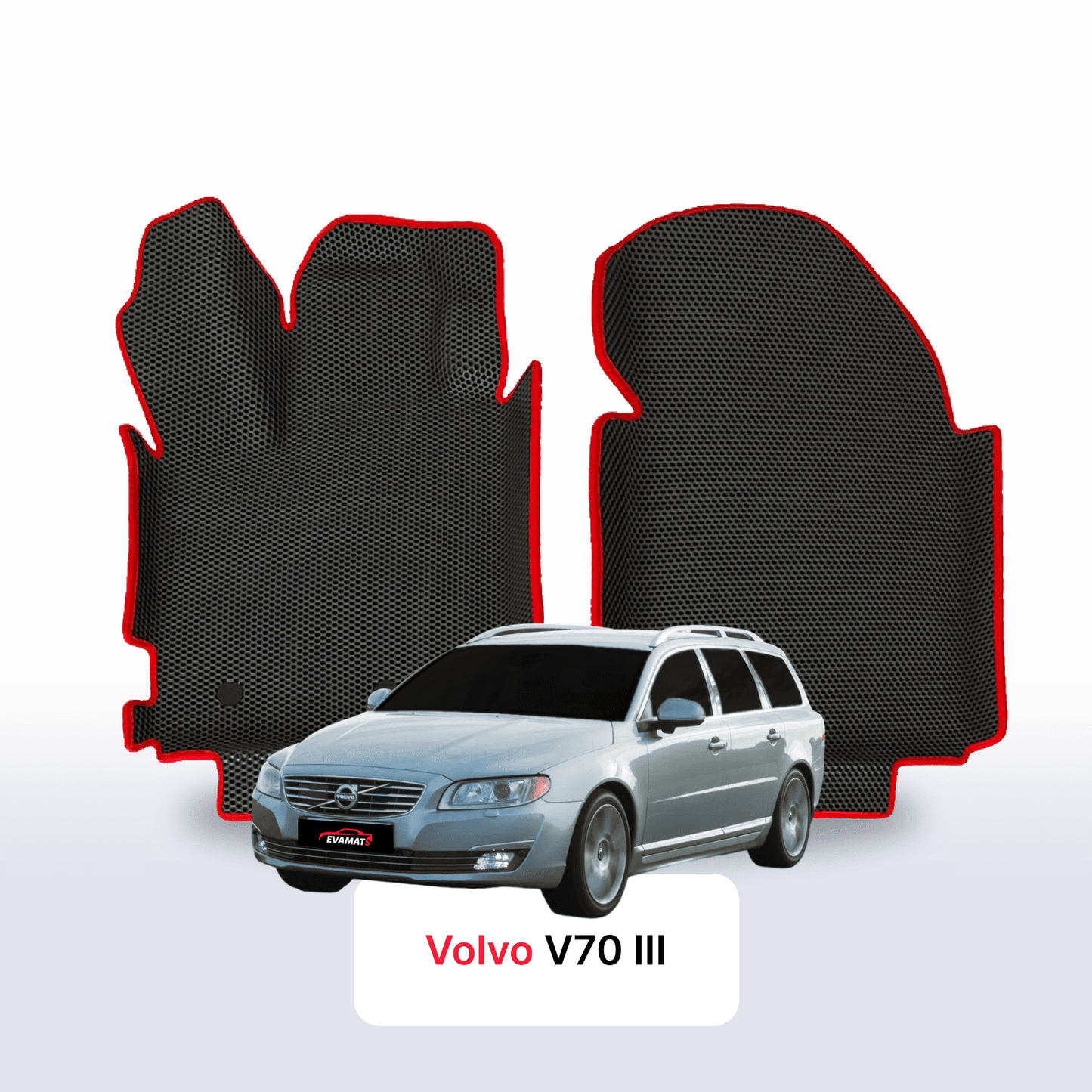 EVA Dywaniki samochodowe od EVA MATS 3D do Volvo V70 3 gen 2007-2016 rok KOMBI BENZYNA