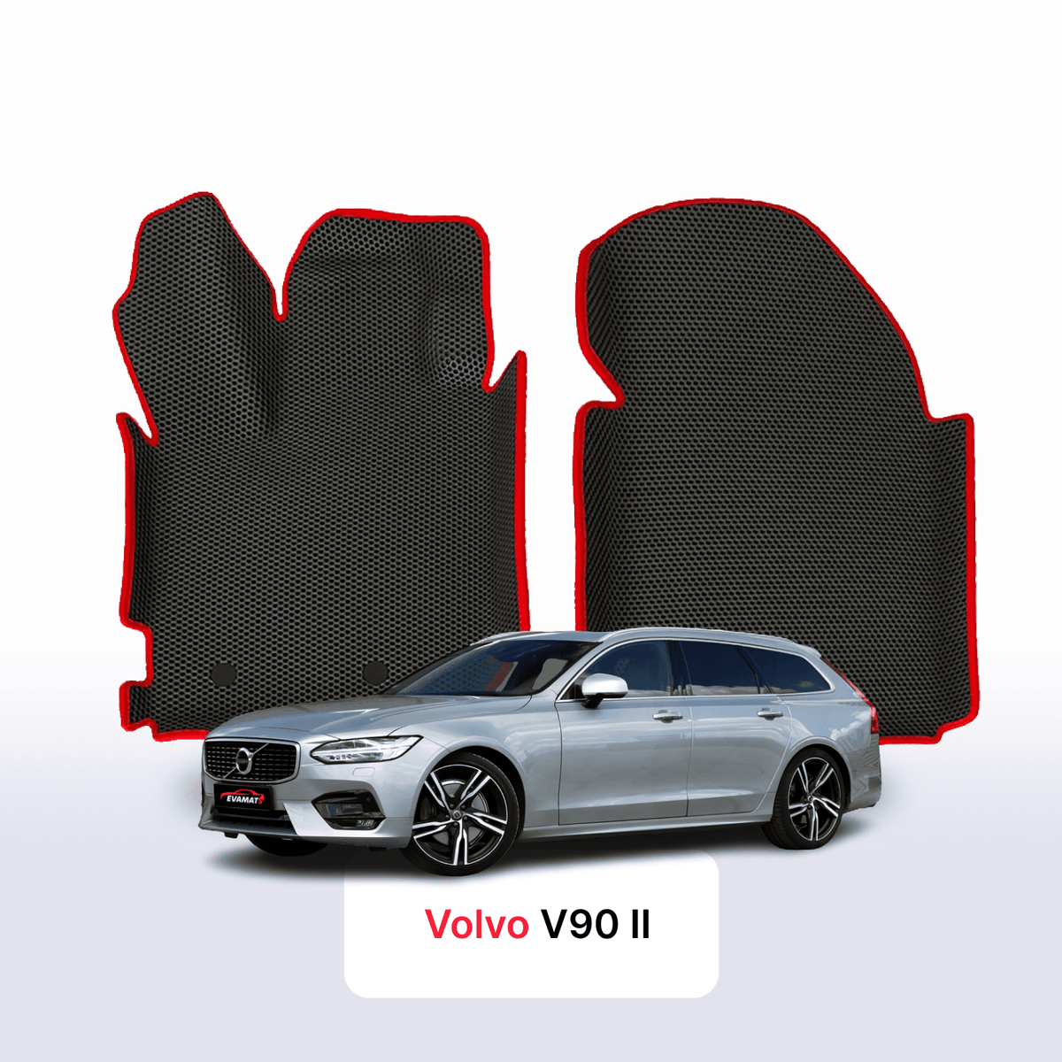 EVA Dywaniki samochodowe od EVA MATS 3D do Volvo V90 2 gen 2016-2025 rok KOMBI HYBRID
