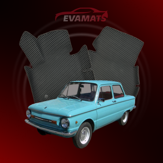 Dywaniki samochodowe EVAMATS do Zaz-968 1 gen 1971-1994 rok SEDAN 2 drzwi