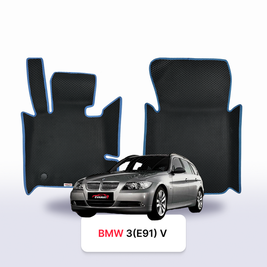 Коврики ЭВАМАТС для BMW 3(E91) 5 поколения 2004-2013 года выпуска КОМБИ