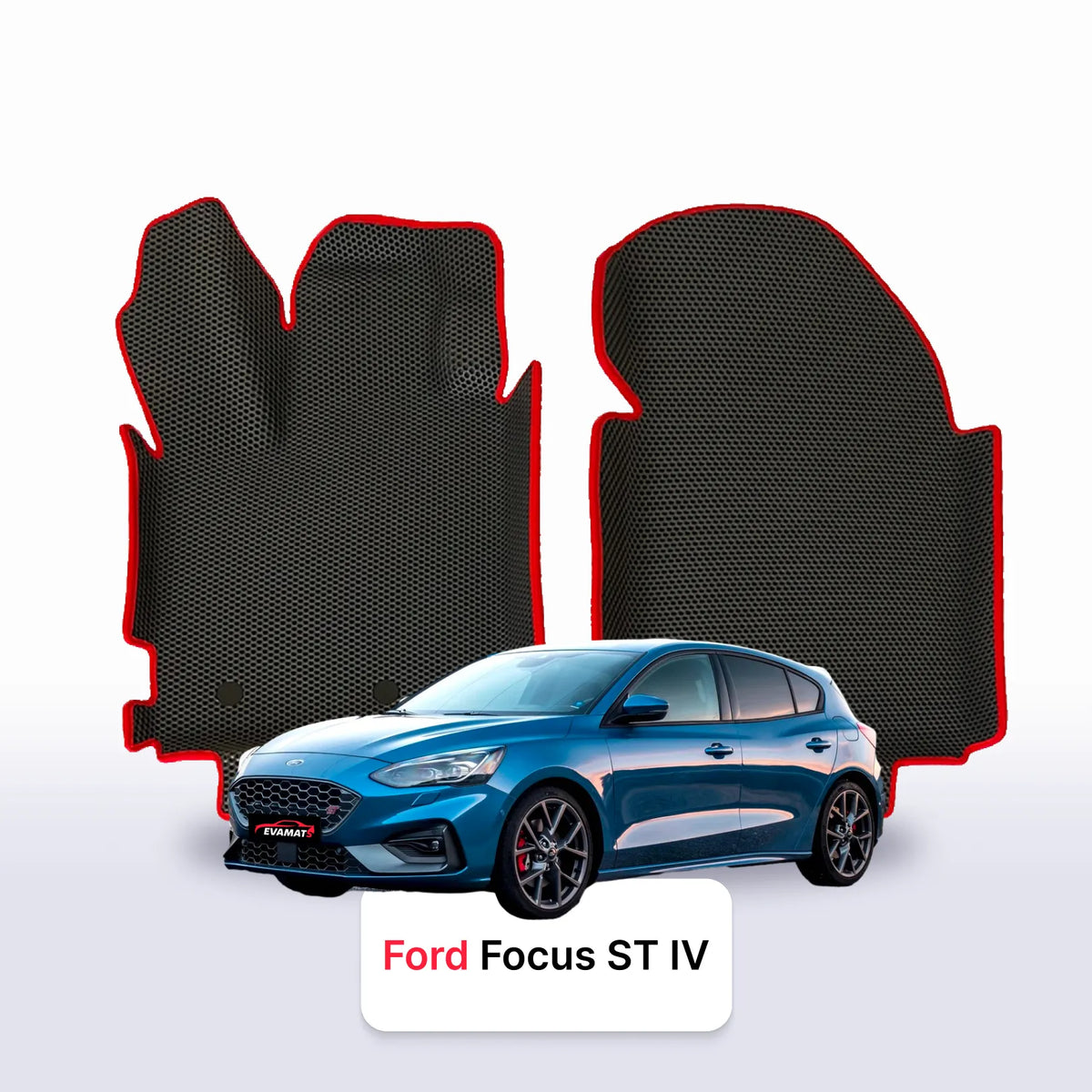 Custom-Fit 3D EVA Car Mats for Ford Focus ST MK4 IV gen 2019–2025 year Hatchback 5-door