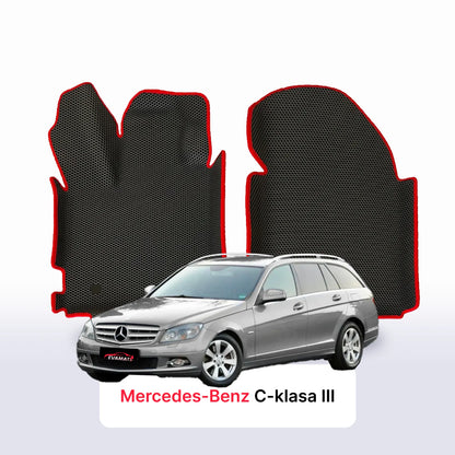 Коврики авто EVAMATS Mercedes-Benz C-class 3-го поколения (W204) 2007–2014 года выпуска KOMBI