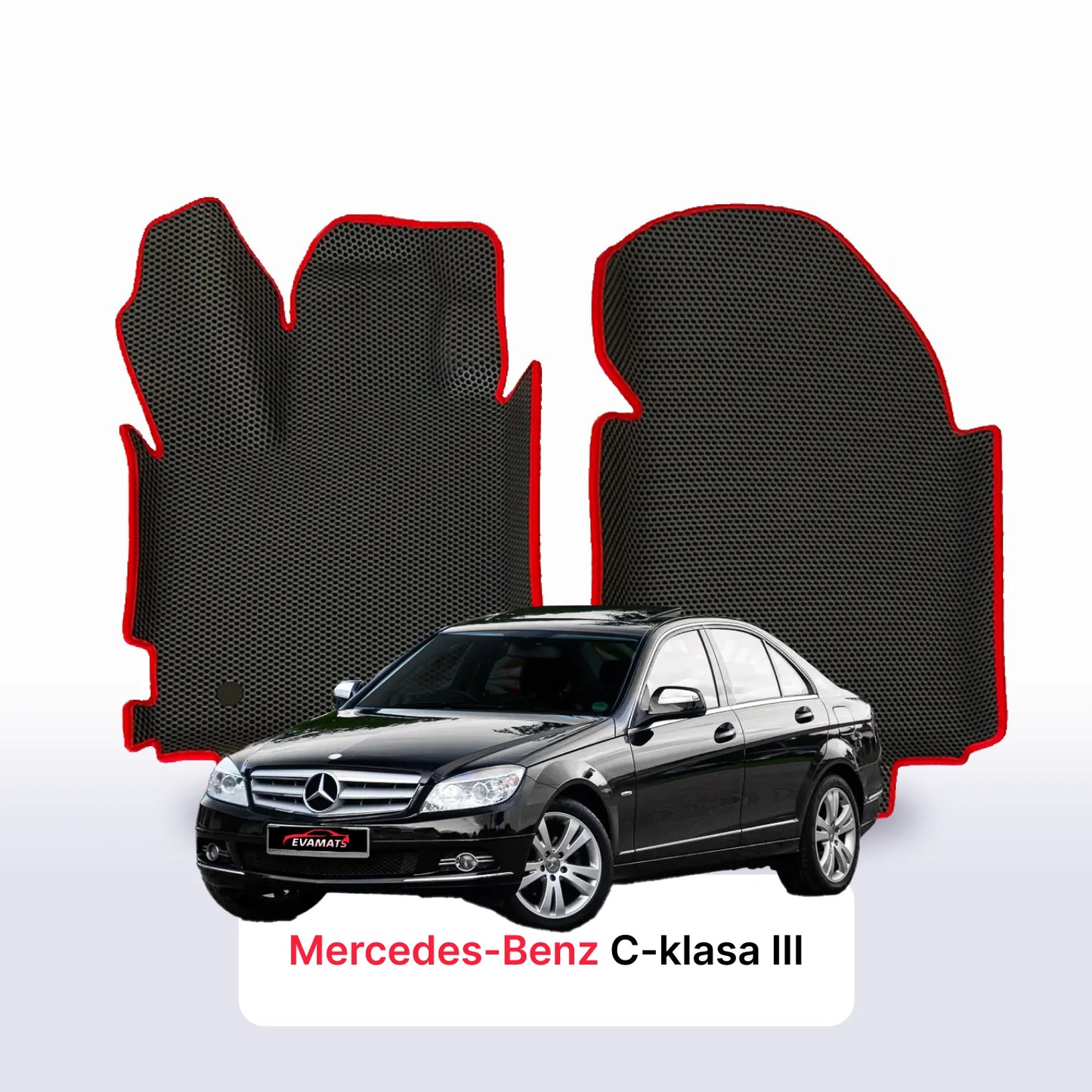Автоковрики EVAMATS Mercedes-Benz C-class 3 покоління (W204) 2007–2014 СЕДАН