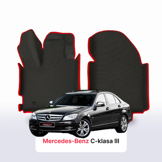 Custom-Fit 3D EVA Car Mats for Mercedes-Benz C-Class W204 III gen 2006–2015 year Sedan