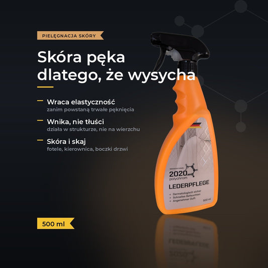 Odżywka do skóry samochodowej — chroni przed pękaniem, 500 ml