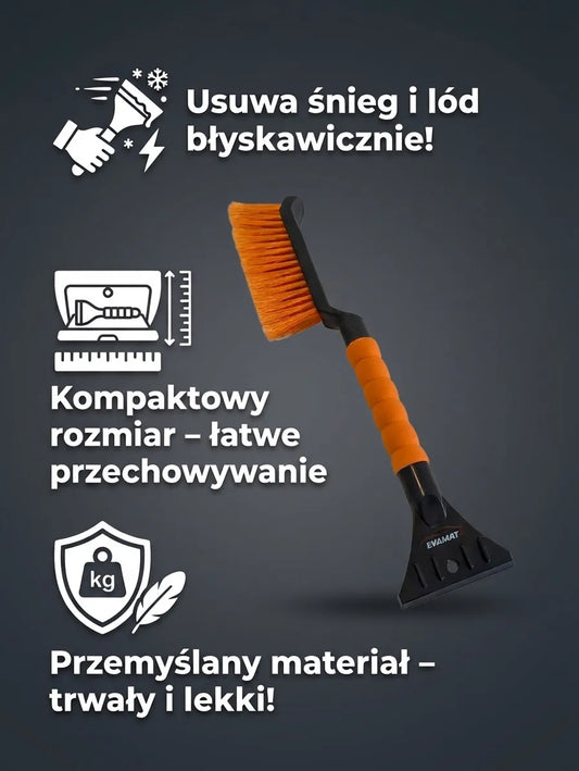 Szczotka Samochodowa do Usuwania Śniegu i Lodu