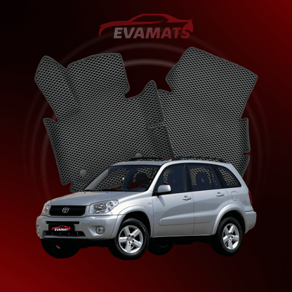 Коврики ЭВАМАТС для внедорожника Toyota Rav 4 (XA20) 2-го поколения 2000-2006 гг.