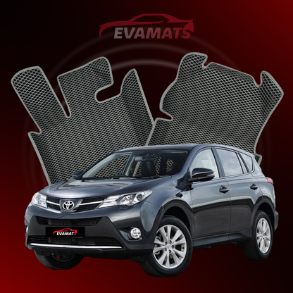 Коврики EVAMATS для внедорожника Toyota Rav 4 (XA40) 4-го поколения 2013-2019 года